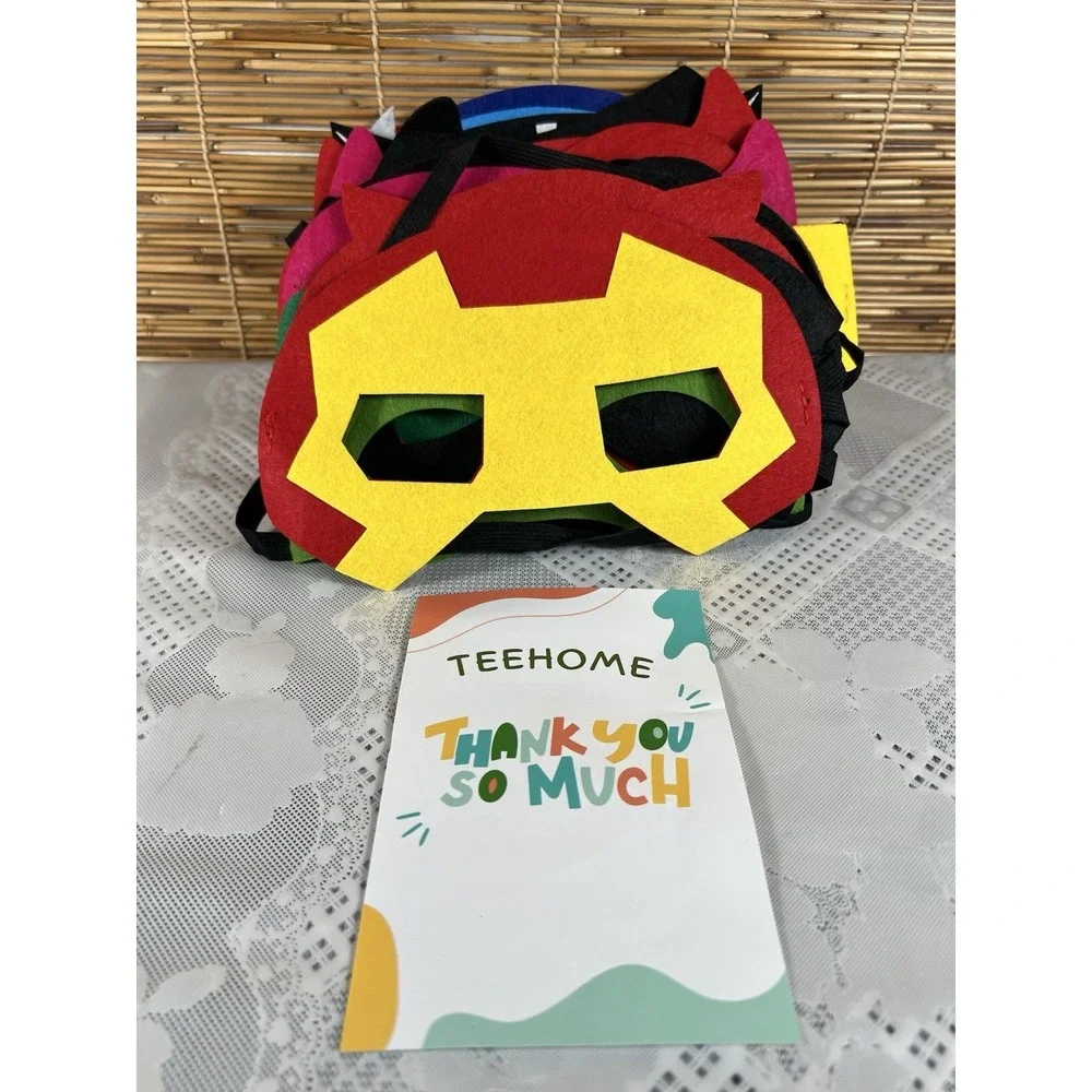 Superhero Masks Party Favors for Kids 30 Pcs Cosplay Birthdays Decorations